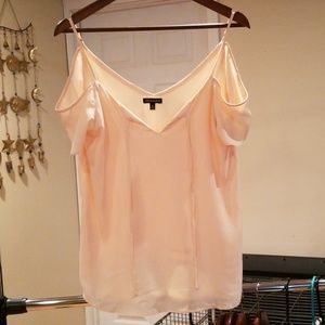 Peach Colored, Cold Shoulder Top
